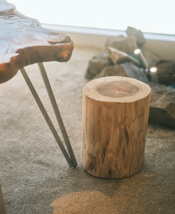 自然光が気持ちいい室内で日々の喧騒を忘れる貴重な時間